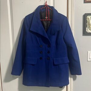 Jessica Royal Blue Pea Coat